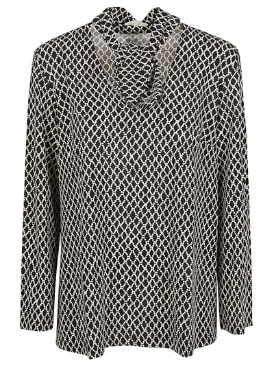 Siyu Printed Blouse In Black