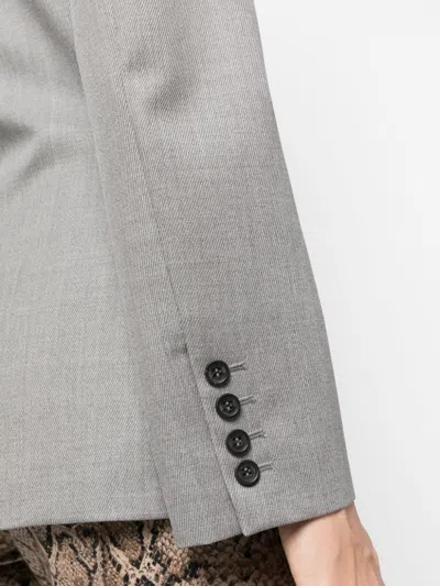 Armarium Double-breasted Wool Jacket In Gray