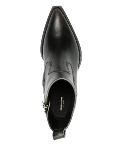 Golden Goose Women Debbie Leather Boots In Black