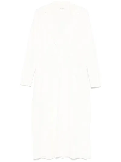 P.a.r.o.s.h Parosh Double-breasted Coat In White