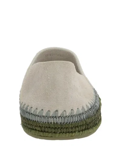 Loewe Grey Suede Espadrilles In Gray