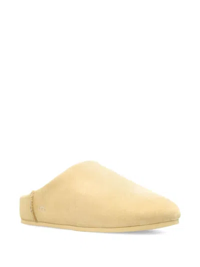 Ugg Flat Sole Mules Open Back Footwear In Neutral