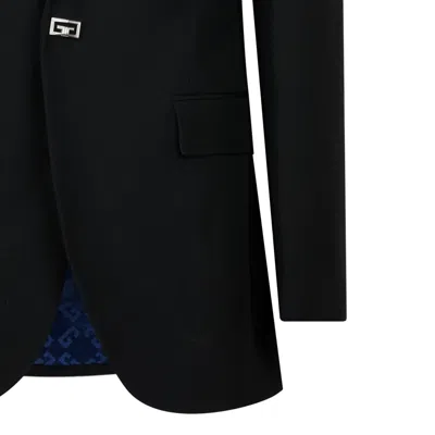 Givenchy Slim Fit Black Wool Jacket In Black