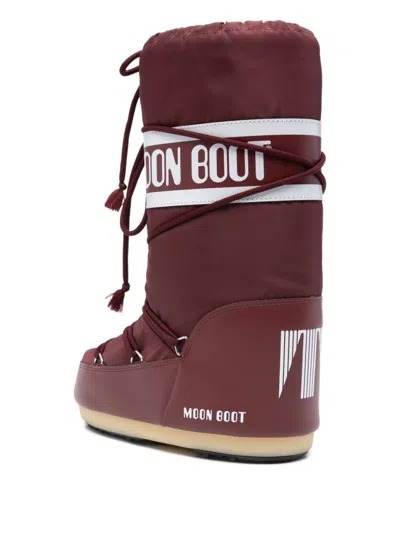 Moon Boot Icon High-top Snow Boots In Nylon In Multi