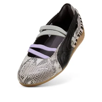 Puma Speedcat Ballet Snakeskin-effect Zebra-print Sneakers In Multi