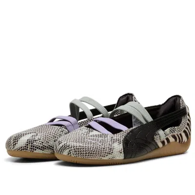 Puma Speedcat Ballet Snakeskin-effect Zebra-print Sneakers In Multi