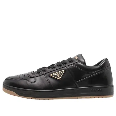 Prada Black Nappa Leather Downtown Sneakers
