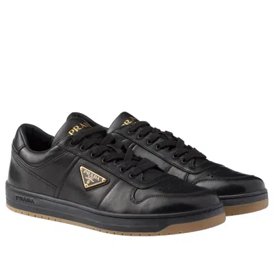 Prada Black Nappa Leather Downtown Sneakers