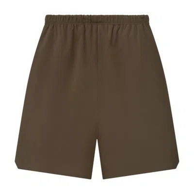 Essentials Active Trace Relaxed Short In Brown