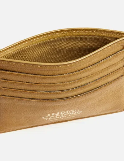 Visvim I.c.t. Goat Leather Card Case In Pattern