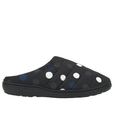 Subu Down Sandals 'three Dot' In Black