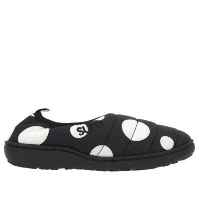 Subu Packable Sandals 'cream Snow Dot' In Multi