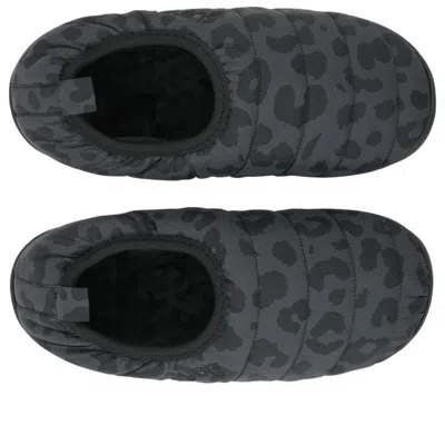Subu Packable Exclusive 'leopard Charcoal' In Black