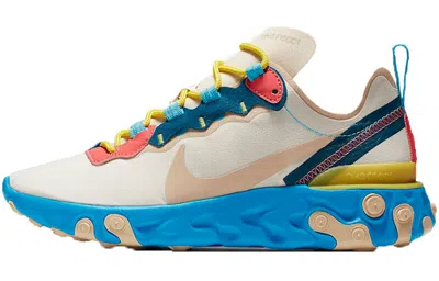 Nike (wmns)  React Element 55 'cream Blue' In Gray