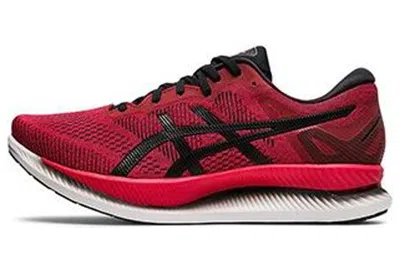 Asics Glideride 'speed Red' In Black