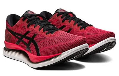 Asics Glideride 'speed Red' In Black