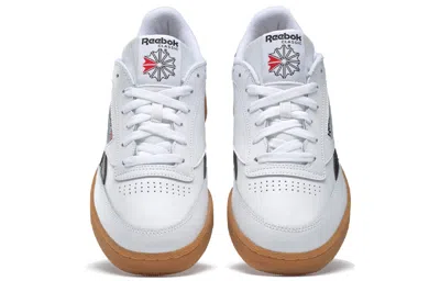 Reebok Man Sneakers White Size 9 Leather In Multi