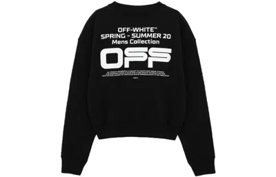 Off-white Alphabet Printing Pullover Black