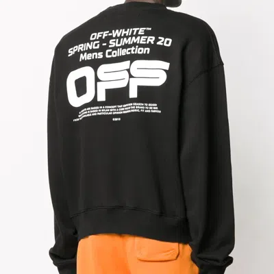 Off-white Alphabet Printing Pullover Black