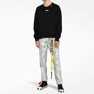 Off-white Alphabet Printing Pullover Black