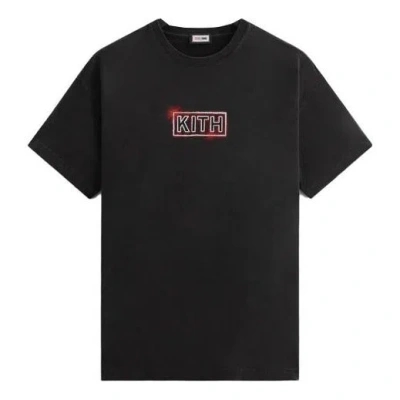 Kith X Marvel Galactus Logo-print T-shirt In Black