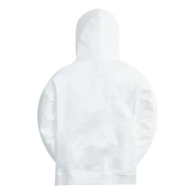 Kith Hebrew Script Box Logo Hoodie 'white'