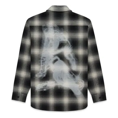 Sp5der Burnout Flannel 'grey' In Multi