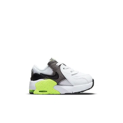 Nike (td)  Air Max Excee 'white Volt' In Multi