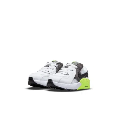 Nike (td)  Air Max Excee 'white Volt' In Multi