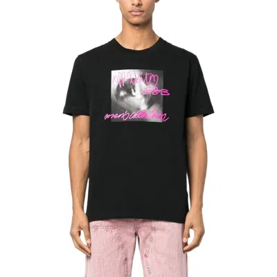 Off-white Graphic-print T-shirt In Black