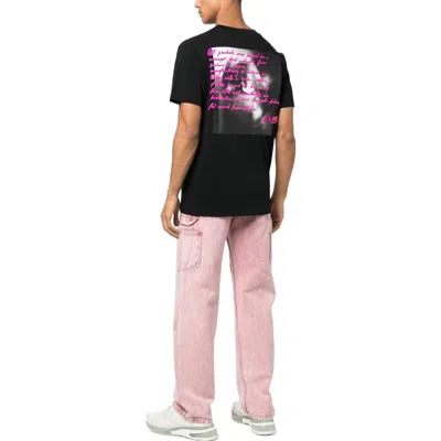 Off-white Graphic-print T-shirt In Black