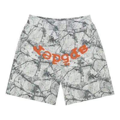Sp5der Real Tree Og Web V2 Track Shorts In Gray