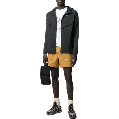 Nike Windrunner Woven Reflective Jacket Black In Blue