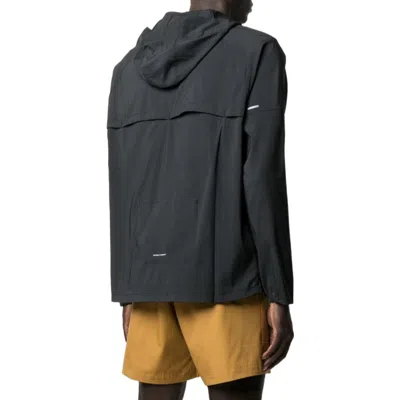 Nike Windrunner Woven Reflective Jacket Black In Blue
