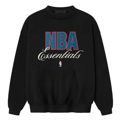 Essentials Logo-print Sweatshirt In Black