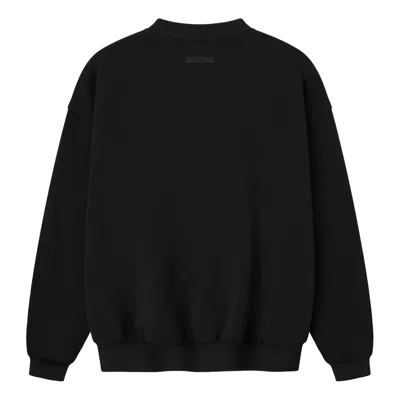 Essentials Logo-print Sweatshirt In Black