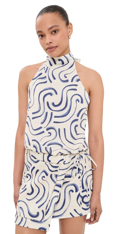 Alexis Sirenza Dress Blue Wave