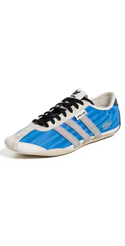 Adidas Originals Blue Song For The Mute Edition Tokyo Sneakers In Animal Print