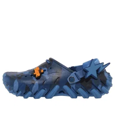 Crocs X A Bathing Ape Echo Camouflage-print Clogs In Blue