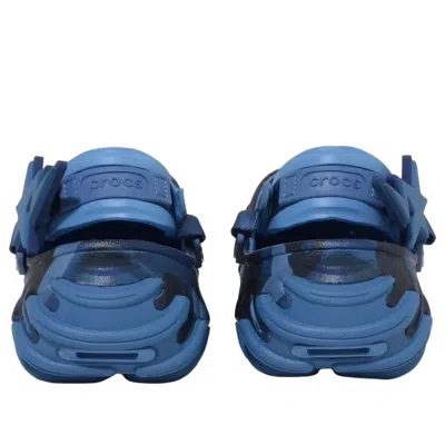 Crocs X A Bathing Ape Echo Camouflage-print Clogs In Blue