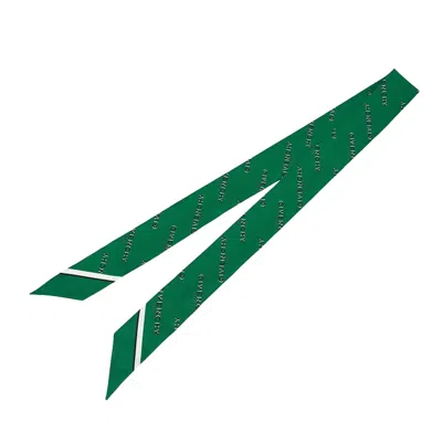 Givenchy Shadow Logo-print Headband Scarf In Green