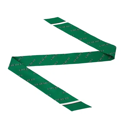 Givenchy Shadow Logo-print Headband Scarf In Green