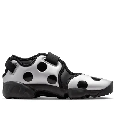 Nike Rift Split Toe Sandals Polka Dot Silhouette In White