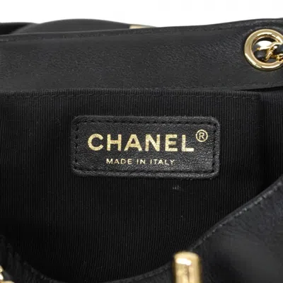 Pre-owned Chanel Black Leather Backpack ()