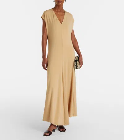Totême Slim Lizard Embossed Bandeau Mule In Brown