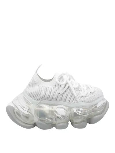 Grounds Skyscraper Sneakers In White