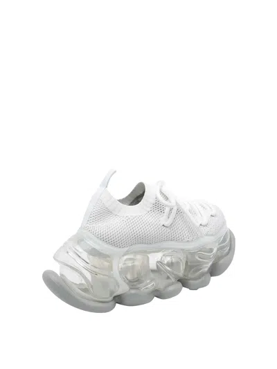 Grounds Skyscraper Sneakers In White