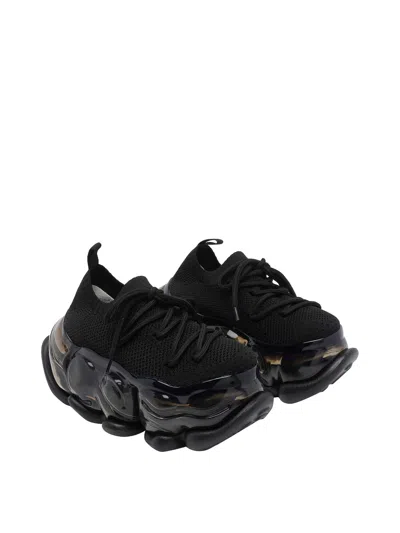 Grounds Skyscraper Lace-up Sneakers In Black