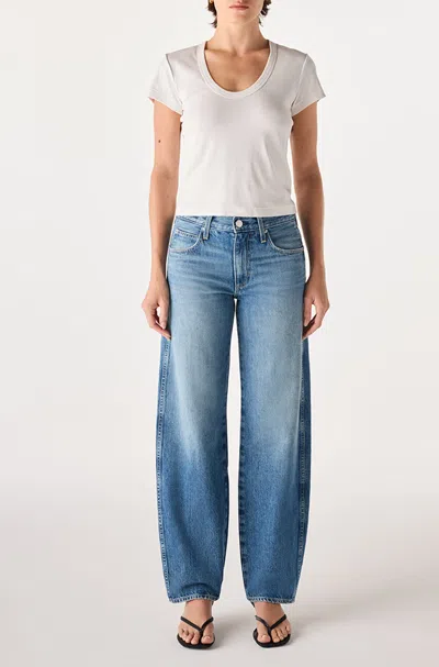 Amo Denim Tatum Barrel Jeans In Blue