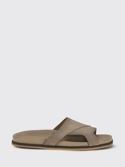 Santoni Cross-strap Sandals In Brown